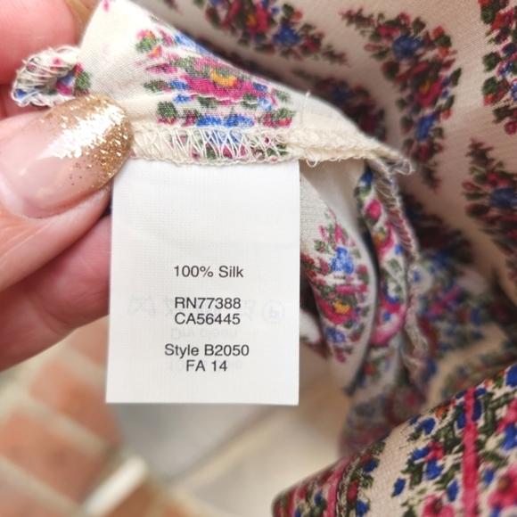 Madewell Silk Floral Top - Picture 6 of 6